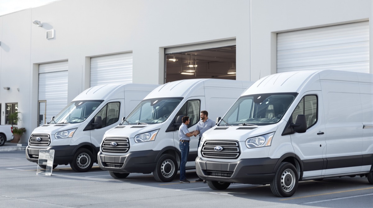 Pompano Beach car broker Honk Autos: a client's new vehicle delivered at home